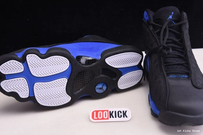 13 Hyper Black Royal Jordan Retro 414571- 714 Trendy 1219